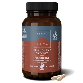 TERRANOVA Organic Digestive Enzyme with Probiotic Complex, 50 CT