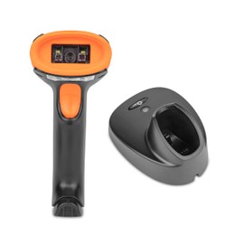 QIAN Lector de Código de Barras con Base de Carga - Inalámbrico - USB+ 2.4G+ BT (QOB-2DMFE)