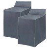 2Pack Washer & Dryer Covers, Portable Laundry Covers with Zipper