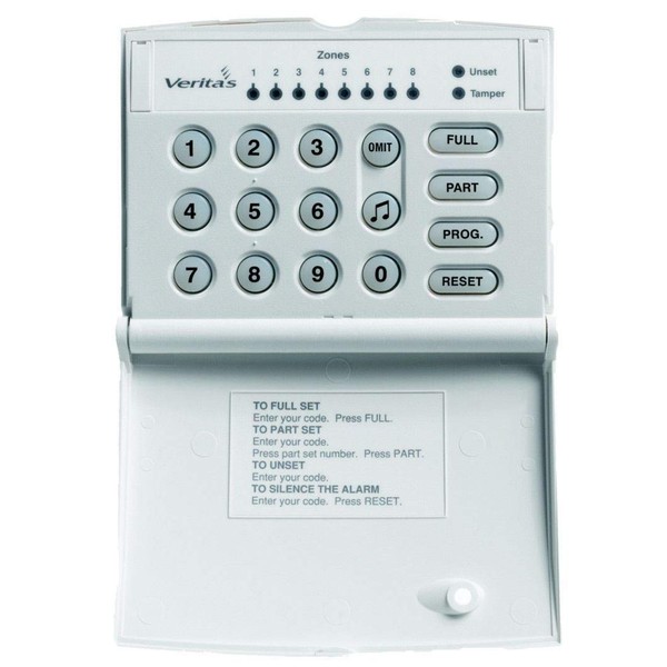 Texecom DCA-0001 Veritas RKP LED Remote Keypad works with Veritas