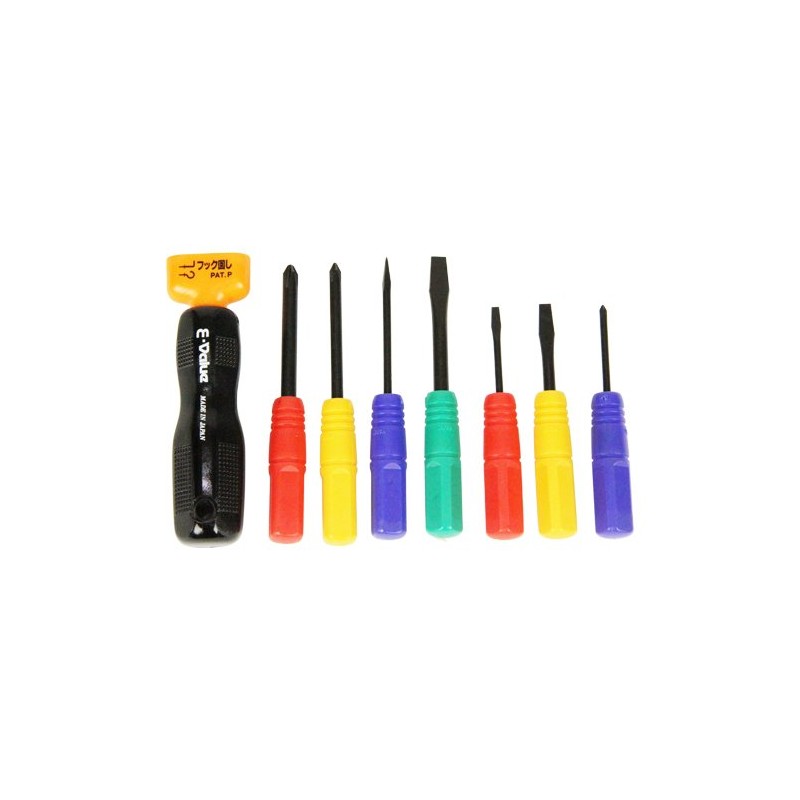 E-Value ED-550 Screwdriver Set, Set of 7