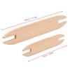 HEEPDD Weaving Shuttle, 2Pcs Beech Wood Weaving Shuttle DIY Weaving