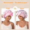 GDTOGRT Satin Silk Bonnet for Sleeping Women, Double Layer Sleep