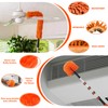 20FT Reach Extendable Ceiling Duster Kit with Squeegee & Cobweb