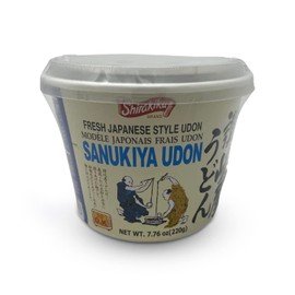 Shirakiku Sanukiya Udon Noodles – Fresh Japanese Style Instant Udon Bowl, Thick & Chewy Wheat Noodles, Easy to Prepare Traditional Asian Meal, Microwaveable Noodle Bowl, 7.16 oz (Pack of 6)