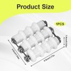 Gblckadof Wire Straightener 1 Set 3 Rollers White
