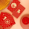 YQQZQChinese Hongbao,18Pcs Red Envelope Paper Pocket,Lucky Money Envelope Chinese Traditional