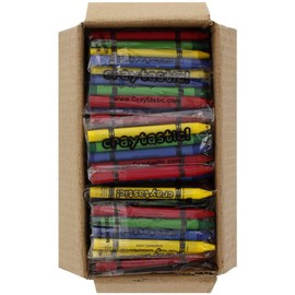 (312) 4-Packs of Premium Crayons (Red, Green, Blue, Yellow) Safety Tested Compliant with ASTM D-4236 (1248 Total Crayons)