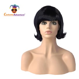 Costume Adventure Black Flip Wig Jackie Costume Betty 60s Wig for Women - Standard Size