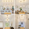 ZSMIHDOH 2 Pack Pendant Lights Kitchen Island, Modern Gold Crystal