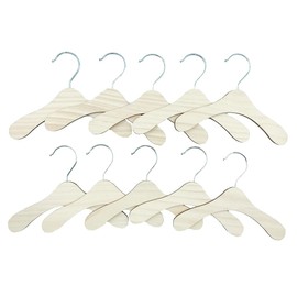 Rimikuru Pet Hangers for Dogs & Cats, Wooden, For Dogs and Cats, Pet Clothes, Dog Wear, Stylish, Compact, Set of 10 (XL Size)