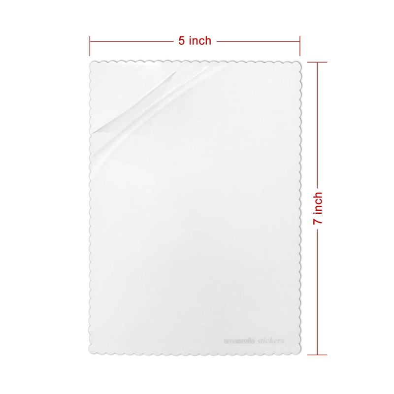 SMASMILE Windshield Sticker Applicator 5 Pack 5"x7" Static Cling for