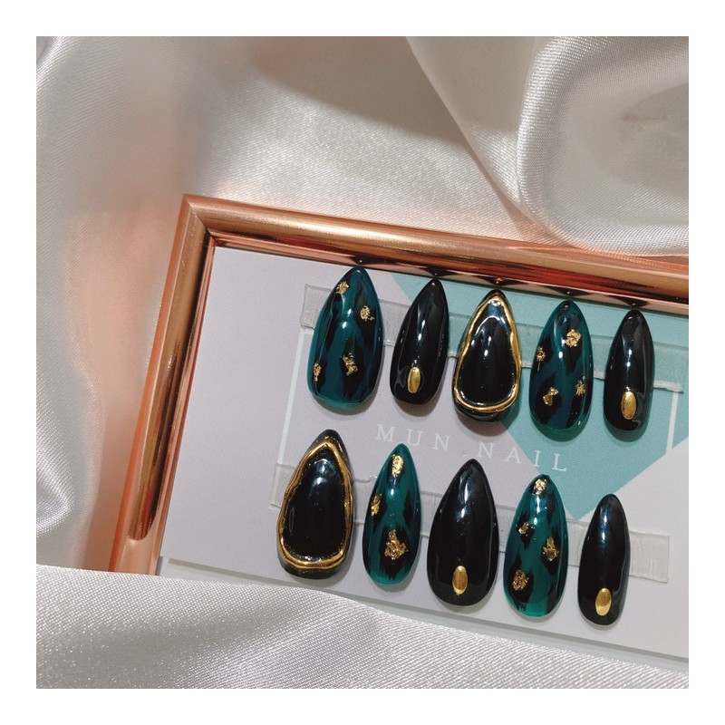 MunNail Leopard - Short Oval / MunNail 레오파드 - 숏오벌