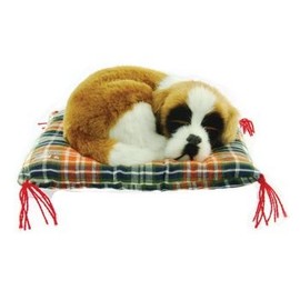 Napping Sleeping Puppy on Pillow Collectible Figure, 4-inch, (1-pc Random)