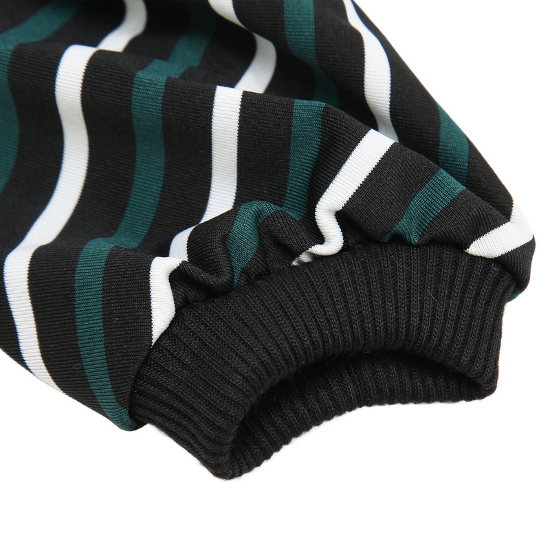 Striped Dog Pajamas Soft Stretchy Fashionable 4 Legged Puppy Pajamas
