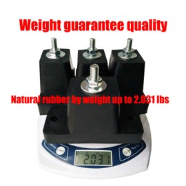 Air Conditioner Mounting Rubber Pads Bracket Use for outdoor units Mini split & HVAC & Central Air Conditioner Condensers | Machine Shock Absorber Bracket(Pack of 4)