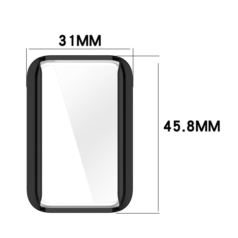 QWYJ Funda for Honor Band 9 Case Protector de Pantalla,
