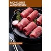 4smile Pack of 100 roulade needles, stainless steel, 10 cm,