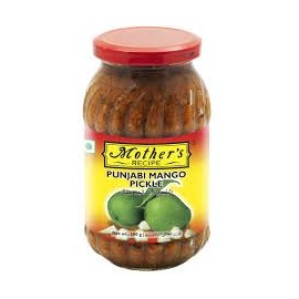 Mothers Punjabi Mango Pickle 500gm | Captures the essence of Punjabi cuisine | Bursting with handpicked mangoes | Perfect accompaniment to any meal | Preservative-free, quality Ingredient