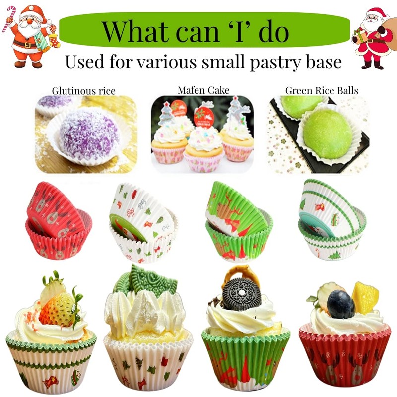 Pack of 200 Muffin Cases Paper, Cupcake Moulds, Disposable Baking