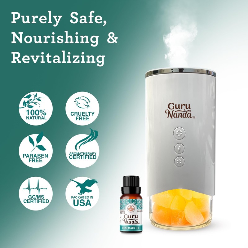 GuruNanda Rosemary Essential Oil - 100% Pure & Natural, Undiluted,