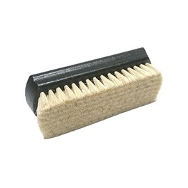HEBOLD Schuhmacherei Shine Brush with Goat Hair, Made in Germany, beige