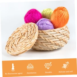 Hohopeti 12 Rolls Acrylic Yarn Colors Medium Weight DIY Wool for Knitting Crocheting and Craft Projects for Accessories and Home Decor