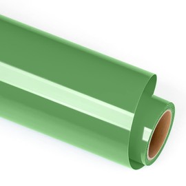 Lya Vinyl Textile Plotter Film, 30.5 cm x 1.8 m, Green Flex Film Plotter Textile for Cricut and Silhouette Cameo, Textile Film Plotter for Iron-On DIY T-Shirt, Fabric