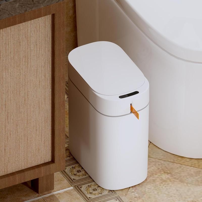 Joybos Smart induction Save space Waterproof Bathroom Trash Can,Garbage Can,