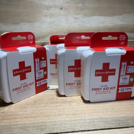 Johnson And Johnson To Go First Aid Kit Lot Of 4 Kits