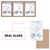 TOFOREVO 4x6 3 Picture Frame Triple Wooden Three Hinged Photo