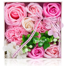Soap Flowers, Original Square Gift Box, Perfect Gift for Birthdays, Mother's Day, Anniversaries, Gift for Teachers, Valentine's Day, House Warming, Promotions