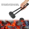 QANYEGN BBQ Charcoal Tongs, Multifunctional Fire Log Tongs, Metal BBQ