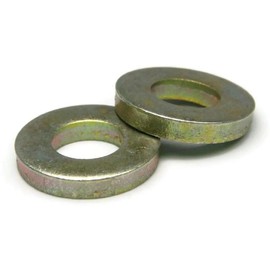 Flat Washers Extra Thick Grade 8 Yellow Zinc 5/16" - Qty-100