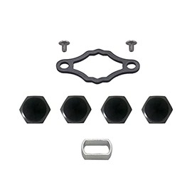 HEIGHTEN Reel Handle Nut Screw Nut Center Nut Lock Nut Lock Plate for HEIGHTEN Bait Reel Handle Only (Black) (400)