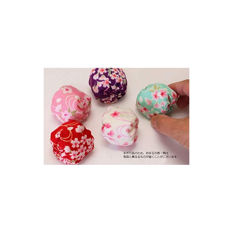 Matsumi Kogei Beanbag Made in Japan, Round Plastic Case, Cherry