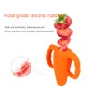 Alimentador de Frutas de Silicona para Bebé con Forma de