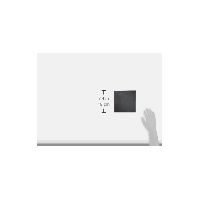 RAYHER Slate, Ceramic Black, 20x20 cm