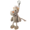 Hippo Lola Plush Keyring - Grey