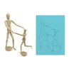 Kangaro Flexible Mannequin Wooden Doll 30 cm Buxus Wood