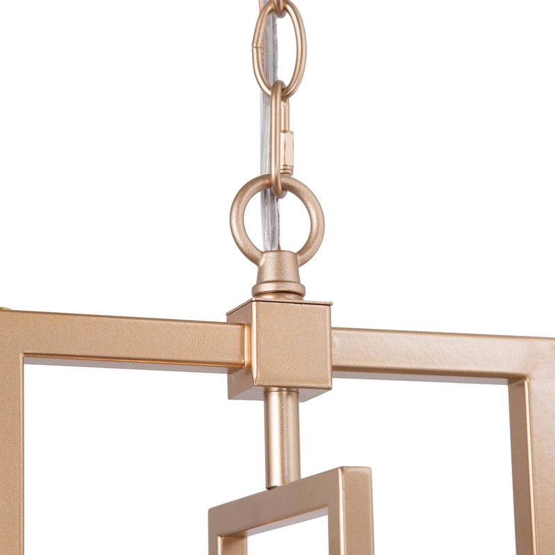Optimant Lighting Gold Pendant Lighting for Kitchen Island, 1-Light Modern