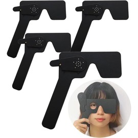 KASHSURG 4 Pcs Ophthalmic Eye Occluder for Ophthalmologists Orthoptists Optometrists Eye Exam Tool (Black)