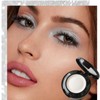 White Eyeshadow Single - Matte Pressed Fine Powder, Shimmer Pearl