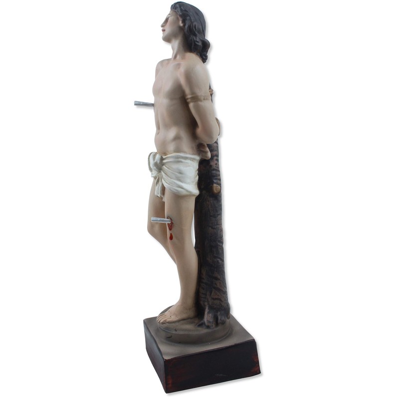 Religious proposals Statue of St. Sebastian. Height 30 cm. Hand