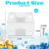 Coleman Cooler Hinges Replacement with Screws, Durable ABS Plastic Hinges