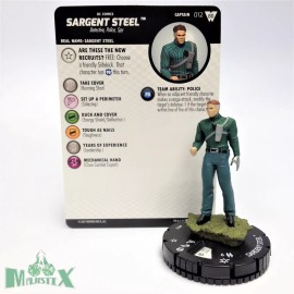 WizKids Heroclix Wonder Woman 80th Anniversary set Sargent Steel #012 Common fig w/card!