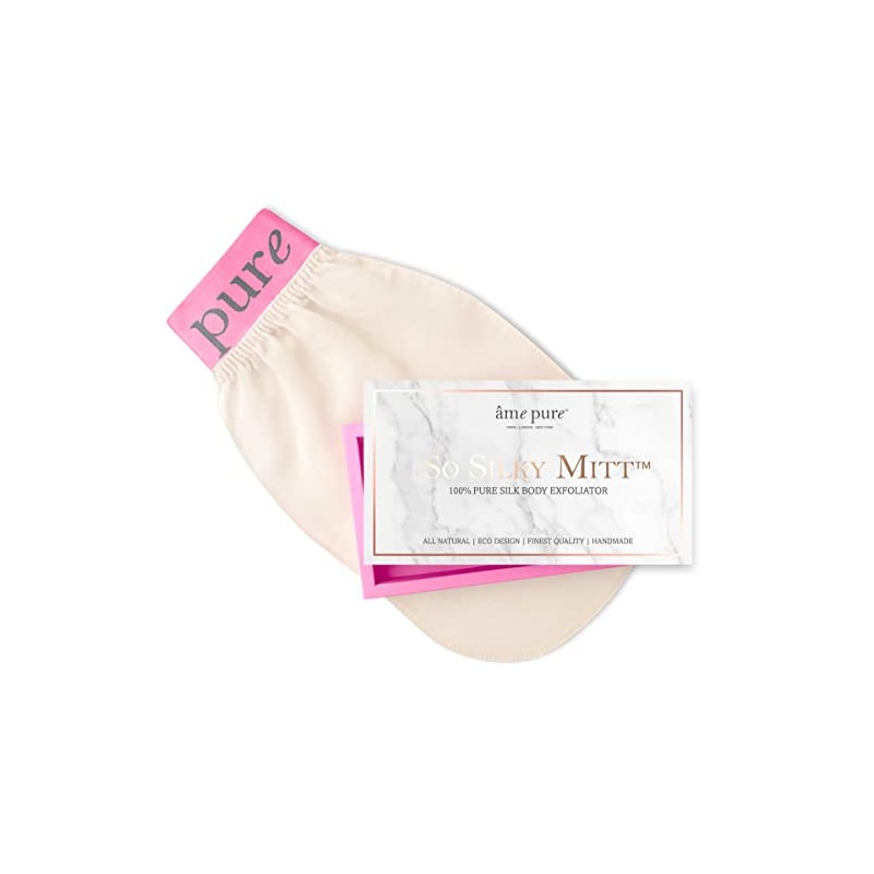 âme pure® So Silky Mitt™ Pure Silk Exfoliating Glove Body
