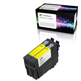 OCProducts Remanufactured Ink Cartridge Replacement for Epson 220 for XP-320 XP-420 XP-424 WF-2630 WF-2650 WF-2660 WF-2750 WF-2760 (2 Yellow)