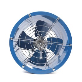 TBVECHI Utility Blower 110V 60HZ 400m³/H Axial Pipe Fan 16'' Cylinder Pipe Fan 1420r/min, Portable Ventilator High Velocity Utility Blower Fan Stand Ventilator Fume Extractor