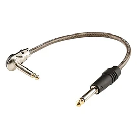 SommerCable SC-Spirit XS XS48-0300 Bass Guitar Instrument Cable 3 m 1 x 0.75 mm² with Hicon 6.3 mm Blade Connector Angled on One Side